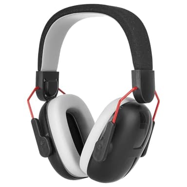 Lilian&Gema Casque Anti Bruit Enfant, Annulation de Bruit de 25 DB Casque Anti-Bruit Enfant, Casque Antibruit Enfant de 4 à 18 Ans, Casque Anti Bruit pour Dormir — Sangle de Tête Ajustable, Noir