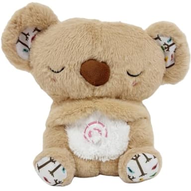 Générique Koala Qui Respire pour Adulte – Peluche Lumineuse avec Musique Apaisante et Lumière Douce sur Le Ventre, (Marron)