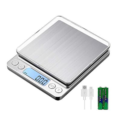 KUBEI Balance de cuisine améliorée avec une capacité de pesée maximale de 1kg/0.01g,Petite Mini Balance Milligramme, pour Bijoux, Matières Médicinales, Poudre,Cuisine Alimentaire, Grains de Café