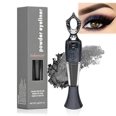 Eyeliner Noir Hypoallergénique Stylo Pigmenté 100% Naturel en Poudre Facile à Appliquer Idéal pour les Yeux Charbonneux