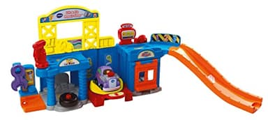VTech - Tut Tut Bolides, Atelier SOS Réparations avec Voiture Marvin Super Tuning, Garage Voitures Enfant, 5 Zones Magiques, Cadeau Garçon et Fille de 1 an à 5 Ans - Contenu en Français
