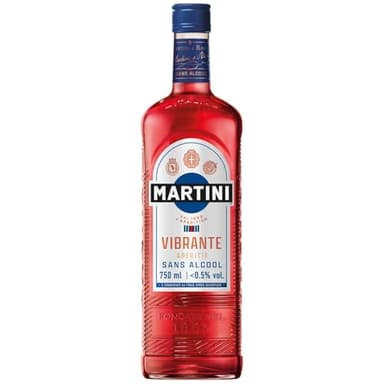 MARTINI Vibrante Apéritif non alcoolisé, 75 cl / 750 ml, Élaboré avec des plantes aromatiques de qualité supérieure