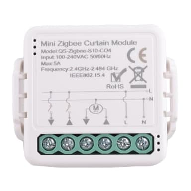 MSCHENZW Tuya Smart Zigbee Module de Commutateur de Rideau pour Volet Roulant Moteur Électrique Smart Life APP Télécommande Installation Facile Facile à Utiliser