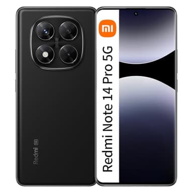 XIAOMI Redmi Note 14 Pro 5G 12+512GB 6,67" Noir de Minuit EU