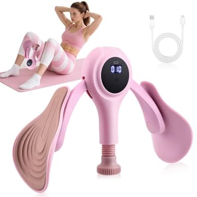 Nastopee Appareil Musculation Fessier, Reeducation Périnée Femme avec Compte Automatique, Rotatif À 360, Résistance Réglable, Entraîneur de Cuisse, Hip Trainer Exerciseur, Musculation Maison