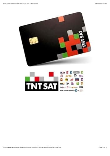 Carte TNTSAT Officielle HD 2024 durée 4 Ans
