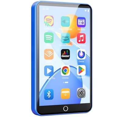 Lecteur MP3 80GB avec WiFi Bluetooth - écran Tactile IPS 4 Pouces, Lecteur de Musique pour Enfants, Lecteur MP4 Android avec Spotify, Audible, Deezer, Play Store Streaming Music Apps
