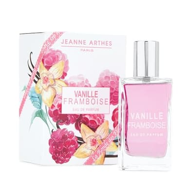 JEANNE ARTHES - Parfum Femme La Ronde des Fleurs - Vanille Framboise - Eau de Parfum - Flacon Vaporisateur 30 ml - Fabriqué en France à Grasse
