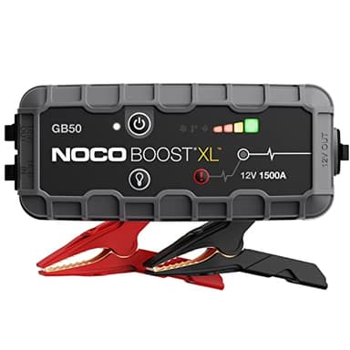 NOCO Boost XL GB50 1500A 12V Booster Batterie Voiture Lithium UltraSafe, Chargeur Batterie Portable USB et Câbles de Démarrage pour Moteurs à Essence Jusqu'à 7,0L et Moteurs Diesel Jusqu'à 4,5L