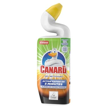 Canard WC - Gel Nettoyant Action Rapide En 5 Minutes - Formule Eco Labellisée - 1 Gel