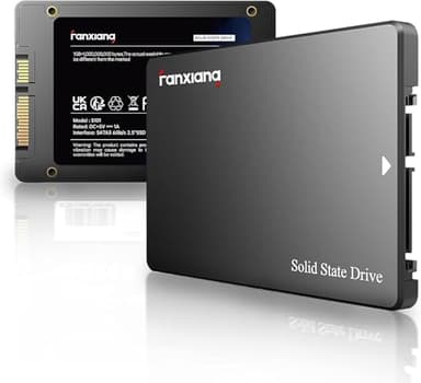 fanxiang SSD 2To Disque SSD Interne SATA III 6 GB/s 2,5", 3D NAND, Cache SLC, jusqu'à 550 Mo/s, Compatible avec Les Ordinateurs Portables et Les Ordinateurs de Bureau (S101)