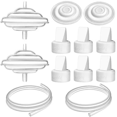 PumpMom-us Pièces de tire-lait pour Spectra, remplacement des valves à bec de canard - Membrane de protection contre le refoulement pour tire-lait Spectra S1 S2 9 Plus