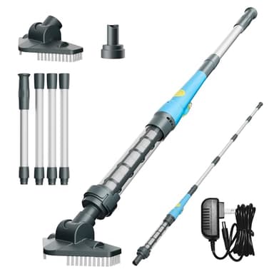 Oxseryn Aspirateur de Piscine avec Batterie, léger et sans Fil, Portable, à Batterie, Rechargeable, pour piscines souterraines et Hors Sol, spas et jacuzzis