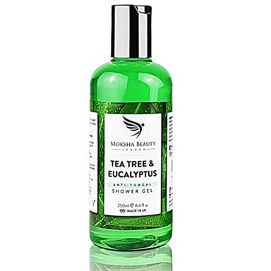 Tea Tree Eucalyptus Gel Douche pour Homme - Soin du Corps aux Huiles Essentielles Naturel Made In U.K Soin de la peau Arbre a Thé | Relaxation Musculaire 250ml