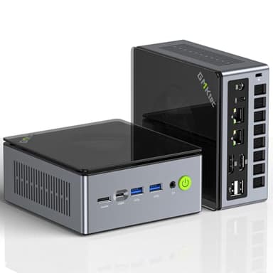 GMKtec M7 Pro AMD Ryzen 9 6950H (8 cœurs/16 Threads) Mini PC Gamer avec Double LAN 2,5 Gbps, Mini Desktop Computer, 32 Go DDR5 4800MHz Dual Channel (16 Go*2), SSD PCIe de 1 to, USB4.0, HDMI, DP, USB
