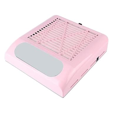 Layhou Aspirateur à Manucure Ongles, Aspirateur Ongles Professionnelle de Poussière d'Ongles 2 Niveaux Réglable Vitesse, Aspirateur de Table pour la Manucure au Salon ou à la Maison