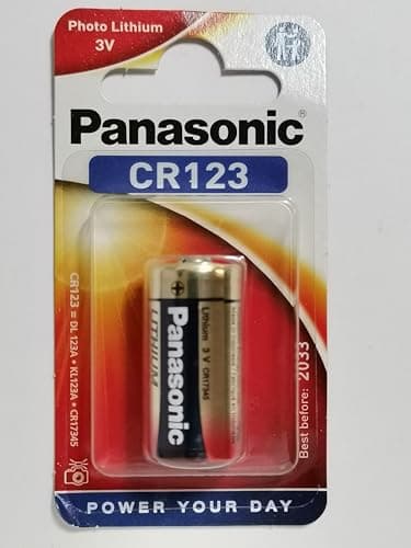 Panasonic CR 123 de Lithium 3 V Non Rechargeable Battery – Non Rechargeable Batteries (Lithium, 3 V, 1400 mAh, 17 mm, 17 mm, 34,5 mm)