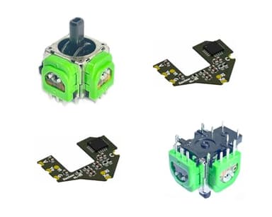 ElecGear Joystick à Hall de Remplacement pour DualSense Edge PS5 Manette, 2x Stick de Contrôle à Effet Hall + 2x PCB d'étalonnage + Outils de Réparation de Dessoudage – HL-DSE