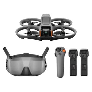 Bundle Fly Smart DJI Avata 2 (trois batteries), drone FPV avec caméra 4K, expérience immersive, protection d’hélice intégrée, FOV de 155°, drone caméra avec Goggles N3 et RC Motion 3