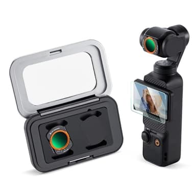 K&F Concept Filtre ND2-32 Variable Magnétique Compatible avec DJI Osmo Pocket 3, Filtre à Densité Neutre 1-5 Stops, Accessoires Osmo Pocket 3