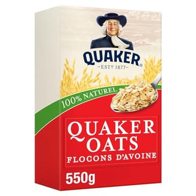 Quaker Oats Avoine/Porridge - 1 boîte de 550g