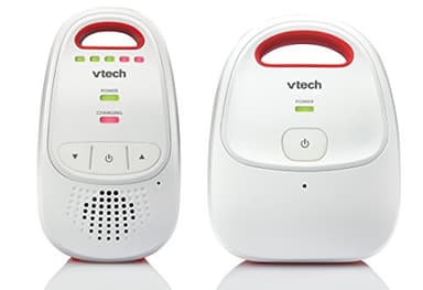 VTech Moniteur audio numérique BM1000, unité parentale batterie rechargeable, longue portée, transmission sans fil, moniteur bébé son cristallin, Plug & Play