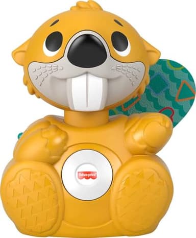 Fisher-Price Linkimals Boppin’ Beaver, Light-up Musical Activity Toy for Baby