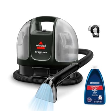 BISSELL SpotClean Mini Shampouineuse Filaire, Nettoyeur Tapis Portable, Idéal pour les Nettoyages Rapides, Compact et Léger, Élimine les Taches en Voiture, Bateau, Canapé et Plus Encore, 41491