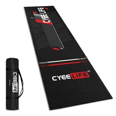 Cyeelife Tapis de fléchettes 297 x 66 cm, avec une base antidérapante en caoutchouc, matelas de fléchettes professionnel pour protéger le sol et les fléchettes