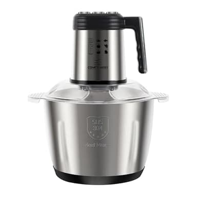 Comfy Nest, CNBLD5, Hachoir multifonction 5L 1000W, idéal pour hacher, mélanger et préparer vos recettes rapidement et facilement, taille 5L, couleur Argent