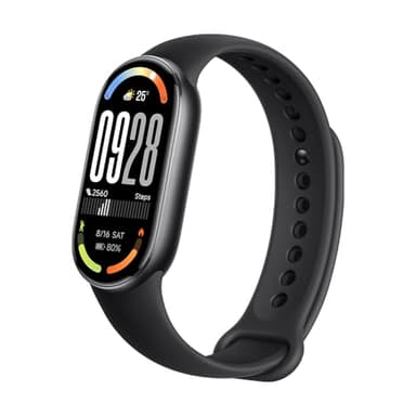 Xiaomi Smart Band 10, Montre Connectée, Boîtier alu, Suivi d'Activité, Écran AMOLED 44mm, Autonomie 21 Jours, Charge Rapide, Suivi santé & Sommeil,150+ Sports, iOS & Android, 5 ATM, Boussole, Noir