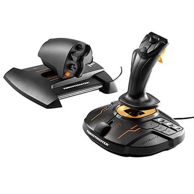 Thrustmaster T16000M FCS Hotas - Système de contrôle de vol avec joystick et manette des gaz, doté de la technologie HEART HallEffect AccuRate pour PC