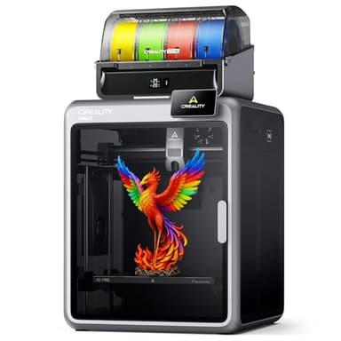 Creality K2 Pro Combo (A) Imprimante 3D, Multicolore avec CFS, Vitesse Maximale de 600mm/s, Double Caméra IA, Entièrement Assemblée, Nivellement Automatique, Grand Volume d'impression de 300x300x300mm