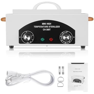 Soiiw Machine d'autoclave de stérilisateur à haute température 300W stérilisateur d'outil à ongles stérilisateur à chaleur sèche 1.5L équipement de salon pour outils métalliques avec poignée