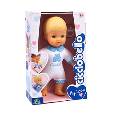 Cicciobello My Love La poupée Moelleuse adaptée aux Plus Petits avec Robe Blanche Haute 24, pour Enfants à partir de 2 Ans, Ccba6100, Jeux précieux