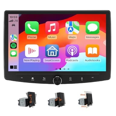 Eonon Autoradio Android 13 10,1 Pouces, Double DIN, 6+64 Go, 4G LTE, GPS, CarPlay, Android Auto, Bluetooth, WiFi, EQ, avec caméra de recul UX6SK-PLUS