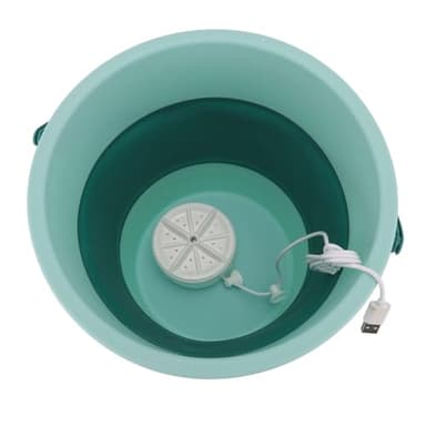 ZJchao Machine à Laver Compacte et Pliable pour Petits Espaces, Lave-Linge Automatique Portable avec Conception Peu Encombrante, Baignoire Facile à Utiliser pour le Linge