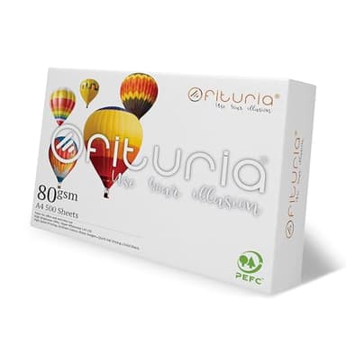 Ofituria Lot de 500 feuilles de papier multifonction pour imprimante A4 Multicolore