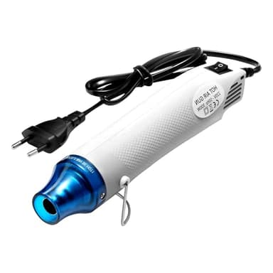 Pistolet thermique, pistolet à air chaud, pistolet thermique électrique portable 220 V 300 W, pistolet thermique chaud pour gaufrage artisanal, gaine thermorétractable, fabrication de bougies