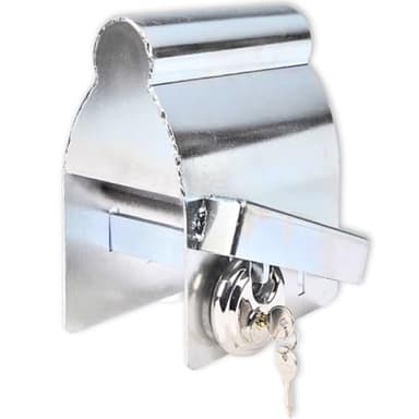 EURO VANADIUM - Antivol Remorque Universel, Solide et Amélioré - Cadenas Haute Qualité Durable dans le Temps - Fonction, Cache Boule d'Attelage - Pour Caravane, Moto, Voiture Attelée, non Attelée