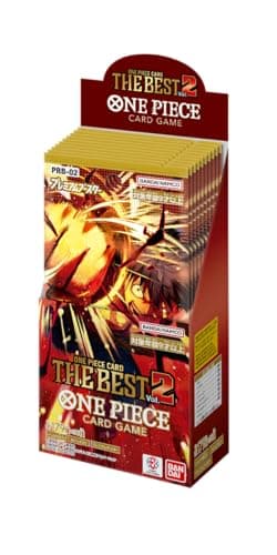BANDAI One Piece Card Game The Best Vol.2 (PRB-02) Booster Box (Japonais) – 10 Packs