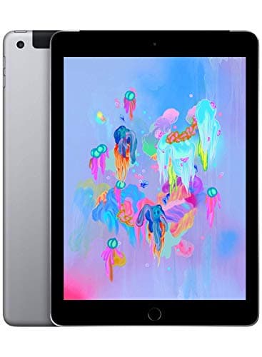 Apple iPad 2019 (9,7 Pouces, Wi-FI + Cellular, 128 GB) Gris sidéral (reconditionné)