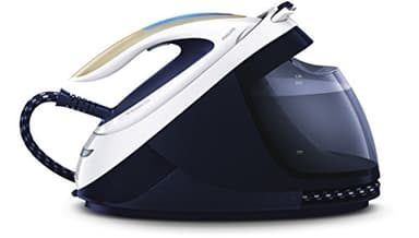 Philips PerfectCare Elite Centrale Vapeur - 2700W, Effet Pressing 520 g, 7,5 Bar, Technologie OptimalTEMP, Mode ECO, T-ionicGlide, Bleu/Blanc (GC9635/20)
