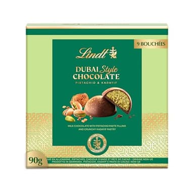 Lindt - Coffret DUBAI STYLE CHOCOLATE - Lait Pistache Kadaif, 90g