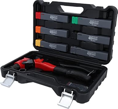 KS Tools 150.9820 Lot de 12 pinces à riveter rotatives 3 en 1