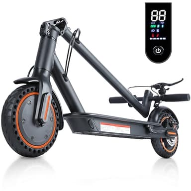 Trottinette Electrique Adulte, Endurance 30 Km, Vitesse Maximale 25 Km/h, Scooter éLectrique Universel pour Hommes et Femmes,Convient Aux Enfants De 14 Ans Et Plus, Noire