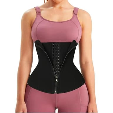 HTTDSLF Gaine Amincissante Ventre, Femme Gaine Amincissante Ventre, Femme Gaine Amincissant Corset, Body Sculptant pour Ventre, Waist Trainer Serre Taille, M