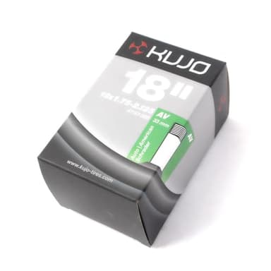 KHEbikes Chambre à air de vélo 18" x 1,75-2,125" AV Schrader Noir