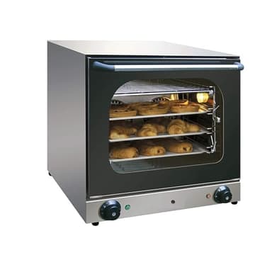 Four à Convection Professionnel – 4 Niveaux – 2 Ventilateurs – Température 0-300°C – Acier Inox – Cuisson Homogène et Rapide – Idéal pour Boulangeries et Restauration