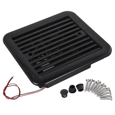 Extracteur d'air silencieux 12 V pour caravanes et SUV (Noir)